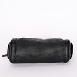 Chanel Perforated Pulley Shoulder Bag Black Caviar SHW