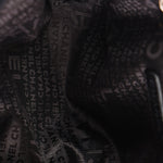 Chanel Perforated Pulley Shoulder Bag Black Caviar SHW