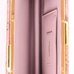 Saint Laurent Lacquer Ayers Snakeskin Midnight Clutch