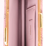 Saint Laurent Lacquer Ayers Snakeskin Midnight Clutch