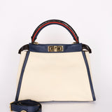 Fendi Medium Peekaboo with Crocodile Top Handle
