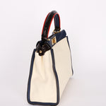 Fendi Medium Peekaboo with Crocodile Top Handle