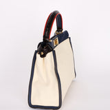 Fendi Medium Peekaboo with Crocodile Top Handle