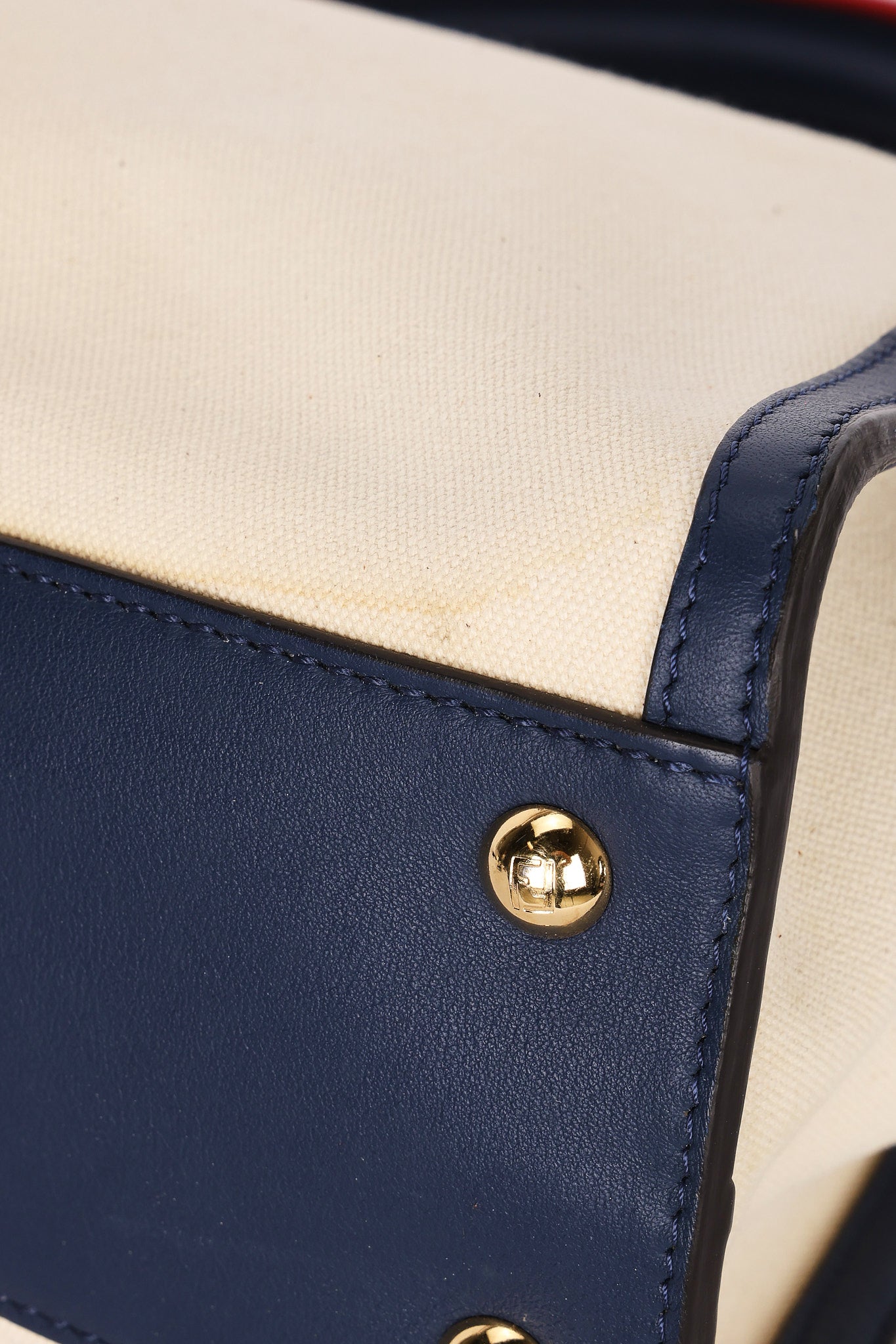 Fendi Medium Peekaboo with Crocodile Top Handle