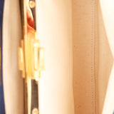Fendi Medium Peekaboo with Crocodile Top Handle