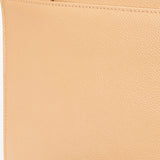 Chanel Front Pocket Buckle Strap Tote Beige Caviar GHW