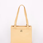Chanel Caviar Nude Vintage shoulder bag
