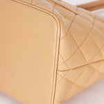 Chanel Caviar Beige Medallion Tote