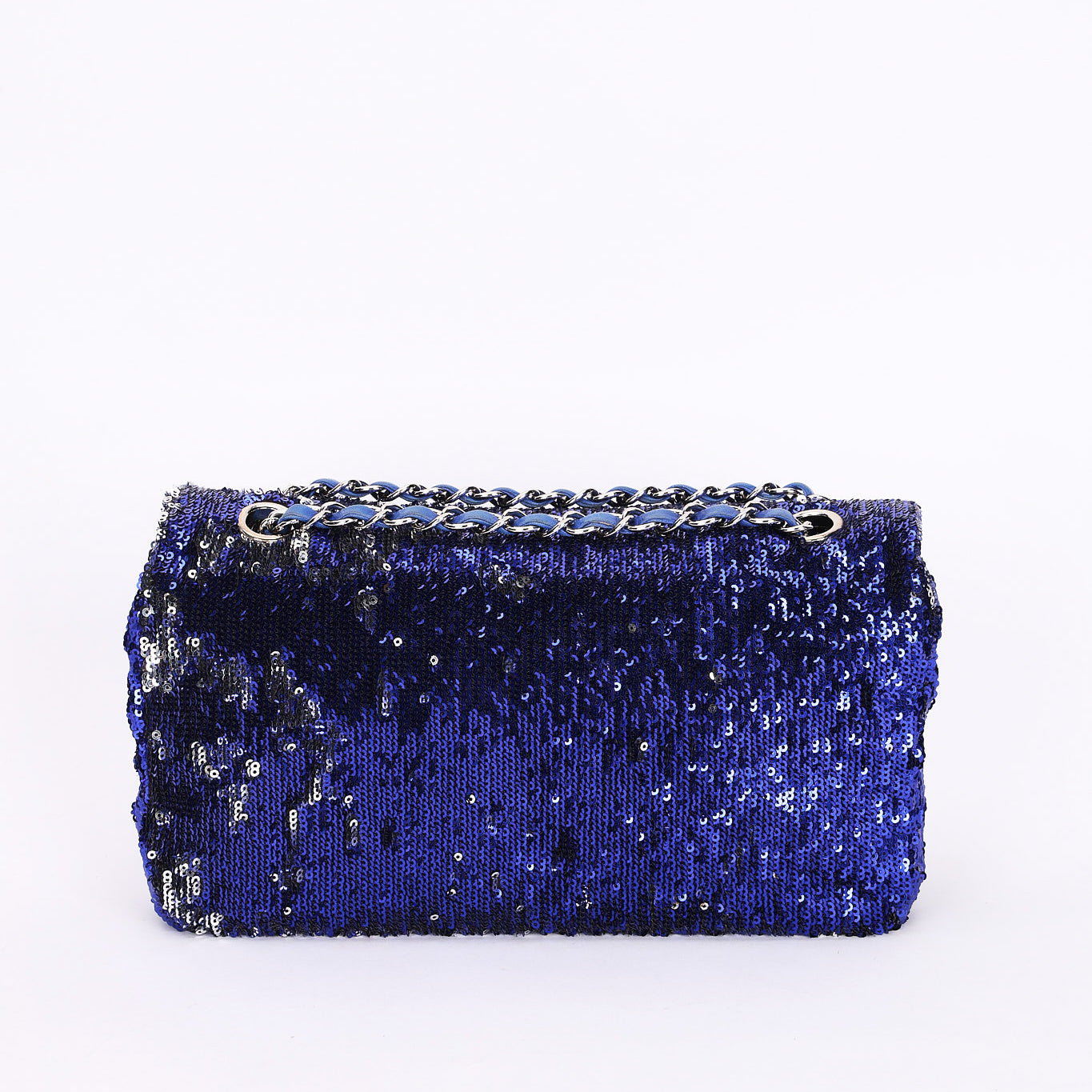 Chanel Medium Sequin Single Flap SHW