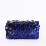 Chanel Medium Sequin Single Flap SHW