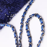 Chanel Medium Sequin Single Flap SHW