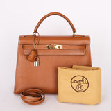 Hermès Kelly 32 Gold Epsom GHW