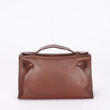 Hermès Kelly Pochette Chocolat Evergrain 2005 RHW
