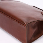 Hermès Kelly Pochette Chocolat Evergrain 2005 RHW