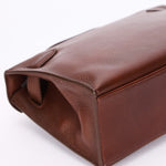 Hermès Kelly Pochette Chocolat Evergrain 2005 RHW