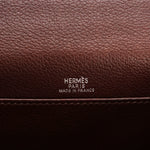 Hermès Kelly Pochette Chocolat Evergrain 2005 RHW