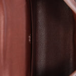 Hermès Kelly Pochette Chocolat Evergrain 2005 RHW