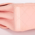 Chanel Double Sided Medium Classic Flap Shoulder Bag Pink Lambskin 24K GP