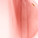 Chanel Double Sided Medium Classic Flap Shoulder Bag Pink Lambskin 24K GP