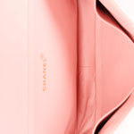 Chanel Double Sided Medium Classic Flap Shoulder Bag Pink Lambskin 24K GP