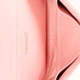 Chanel Double Sided Medium Classic Flap Shoulder Bag Pink Lambskin 24K GP