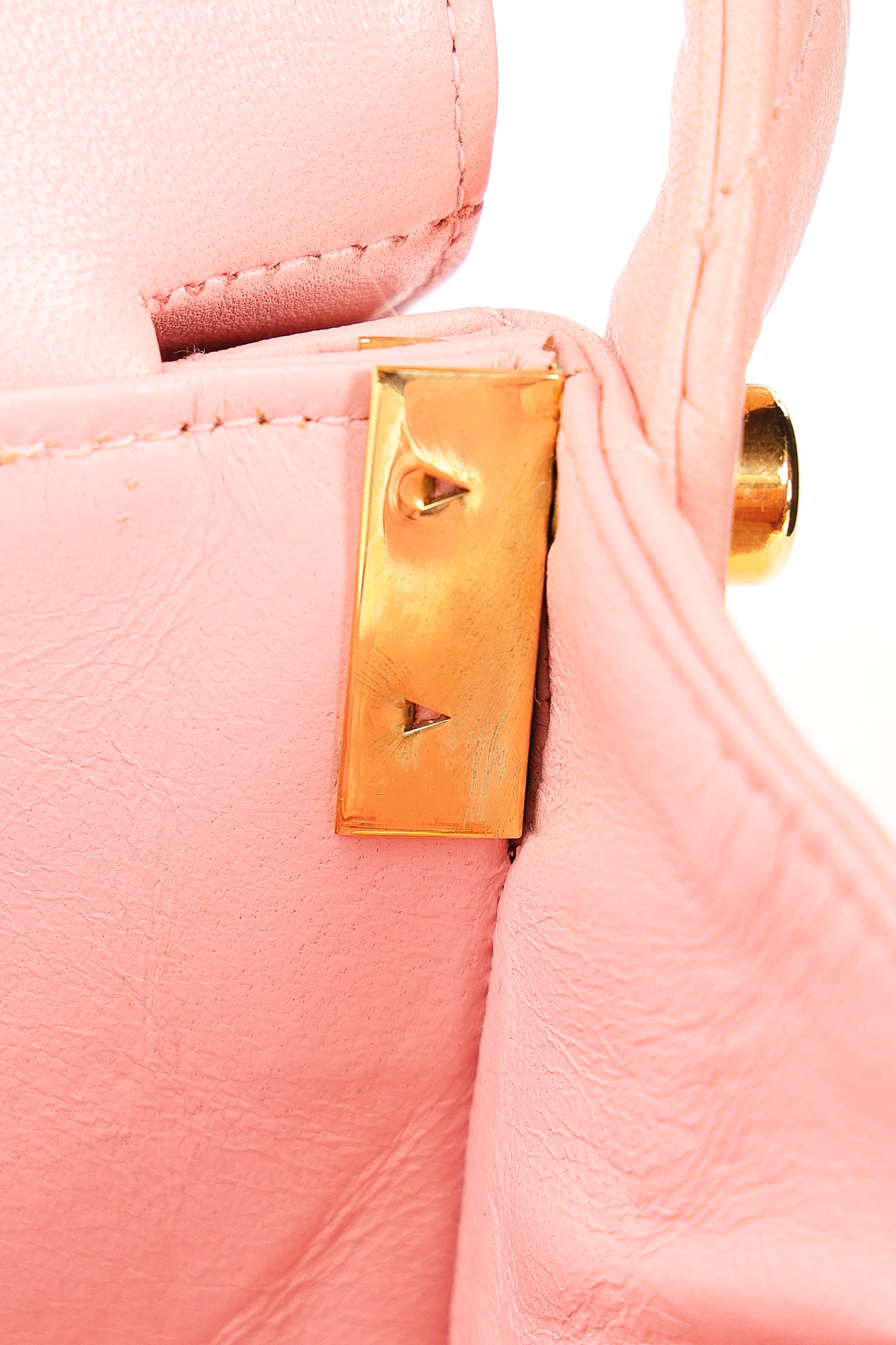 Chanel Double Sided Medium Classic Flap Shoulder Bag Pink Lambskin 24K GP