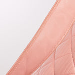 Chanel Double Sided Medium Classic Flap Shoulder Bag Pink Lambskin 24K GP