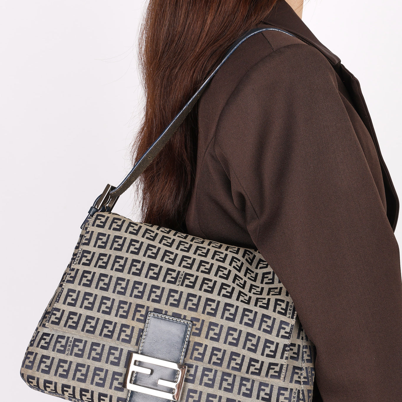 Fendi Zucchino Mamma Forever Baguette