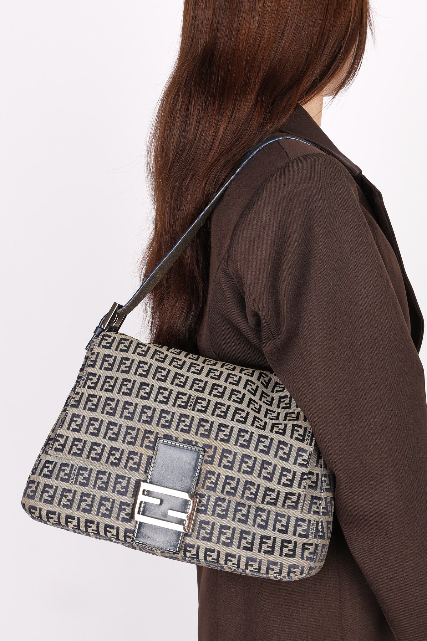 Fendi Zucchino Mamma Forever Baguette
