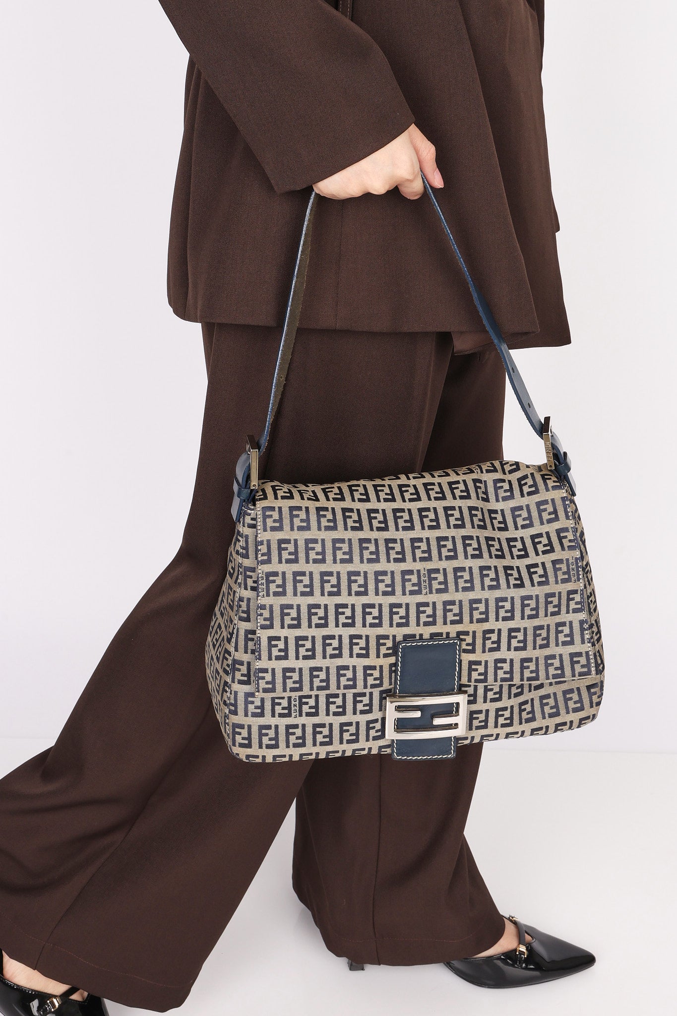 Fendi Zucchino Mamma Forever Baguette