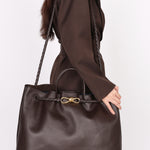 Bottega Veneta Large Andiamo Brown