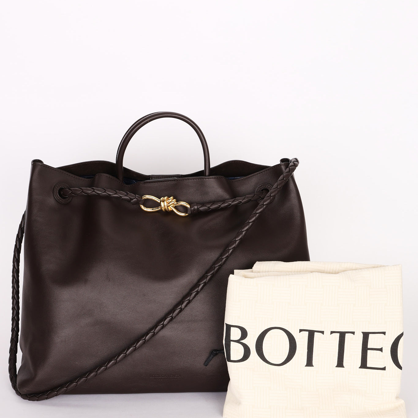 Bottega Veneta Large Andiamo Brown