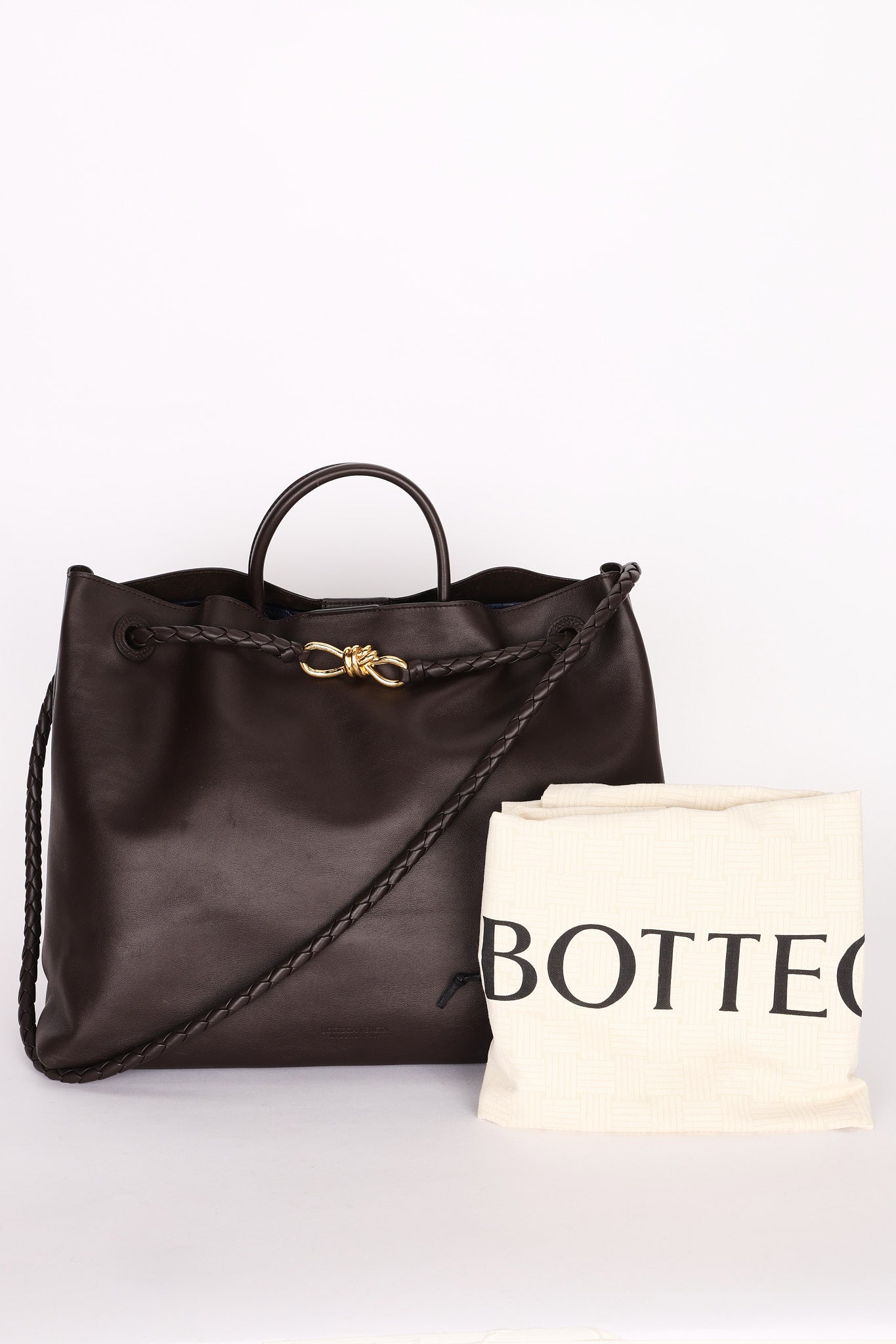 Bottega Veneta Large Andiamo Brown
