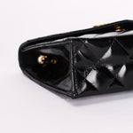 Chanel XL CC Envelope Flap Black Brushed Calfskin 24K GP