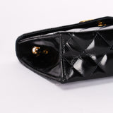 Chanel XL CC Envelope Flap Black Brushed Calfskin 24K GP