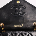 Chanel XL CC Envelope Flap Black Brushed Calfskin 24K GP