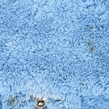 Chanel By the Sea Coco Beach Single Flap Blue Terrycloth SHW