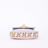 Chanel Mini Framing Chain Flap Lilac Calfskin AGHW