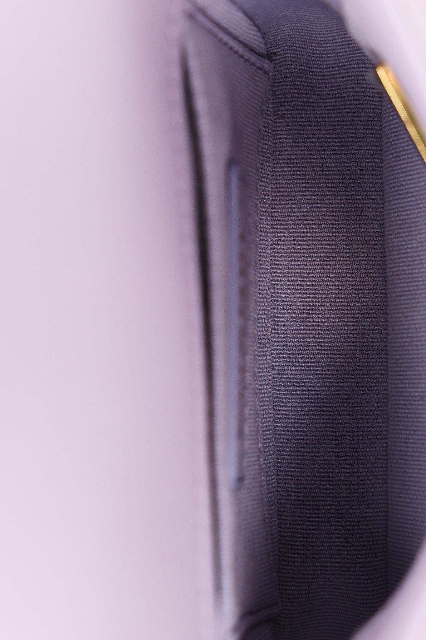 Chanel Mini Framing Chain Flap Lilac Calfskin AGHW