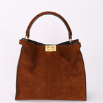 Fendi Medium Peekaboo X-Lite Brown Suede