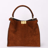 Fendi Medium Peekaboo X-Lite Brown Suede