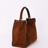Fendi Medium Peekaboo X-Lite Brown Suede