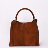 Fendi Medium Peekaboo X-Lite Brown Suede