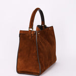Fendi Medium Peekaboo X-Lite Brown Suede