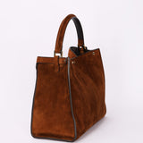 Fendi Medium Peekaboo X-Lite Brown Suede