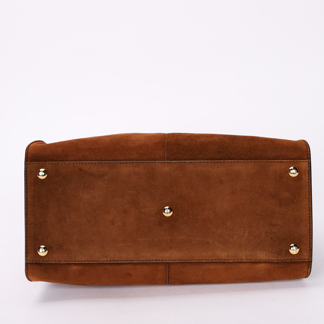 Fendi Medium Peekaboo X-Lite Brown Suede