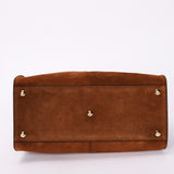 Fendi Medium Peekaboo X-Lite Brown Suede
