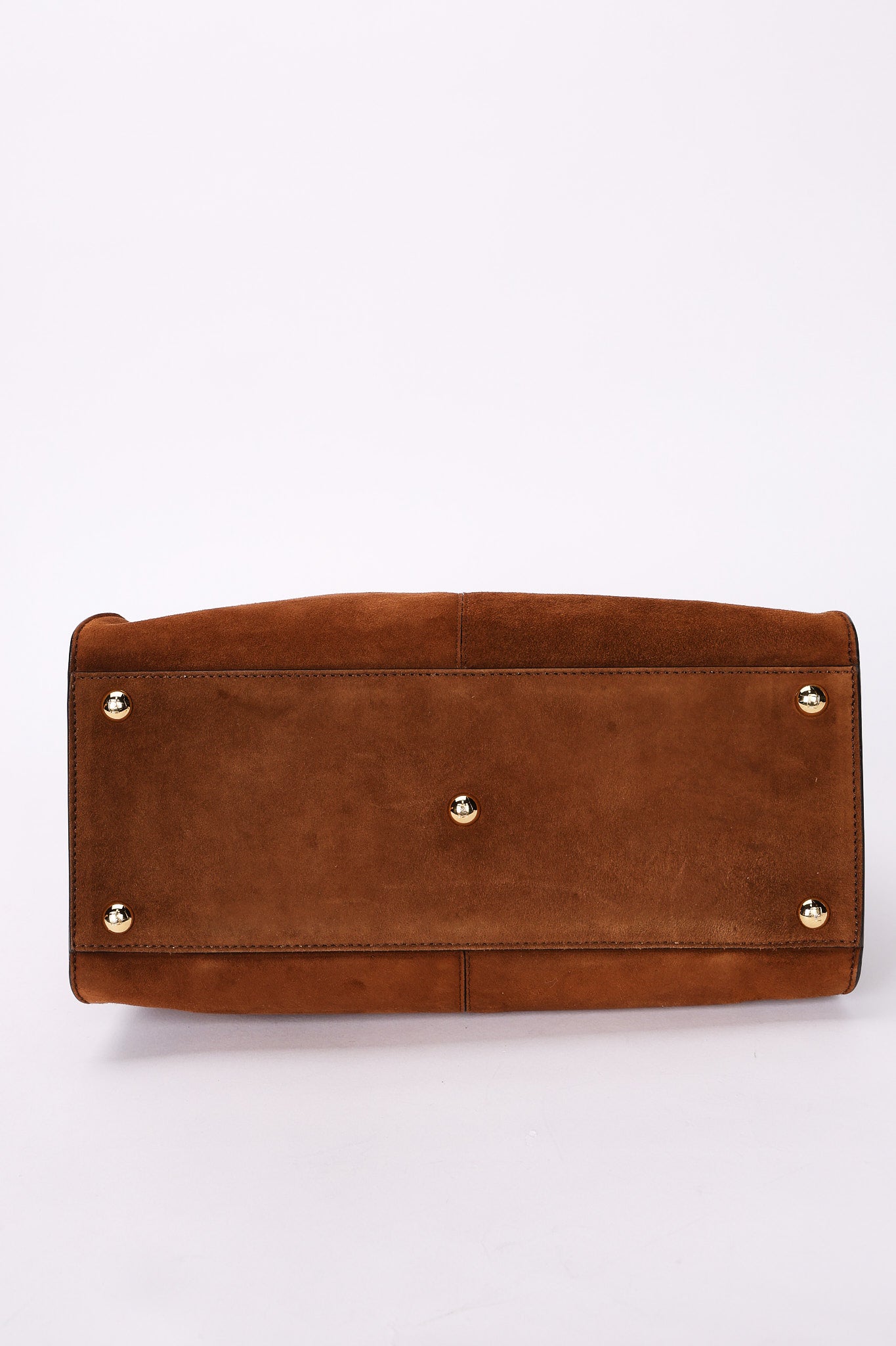 Fendi Medium Peekaboo X-Lite Brown Suede