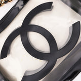 Chanel CC Chunky Chain Tote PVC and Black Patent GHW