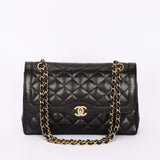 Chanel Single Flap Black Lambskin MMHW